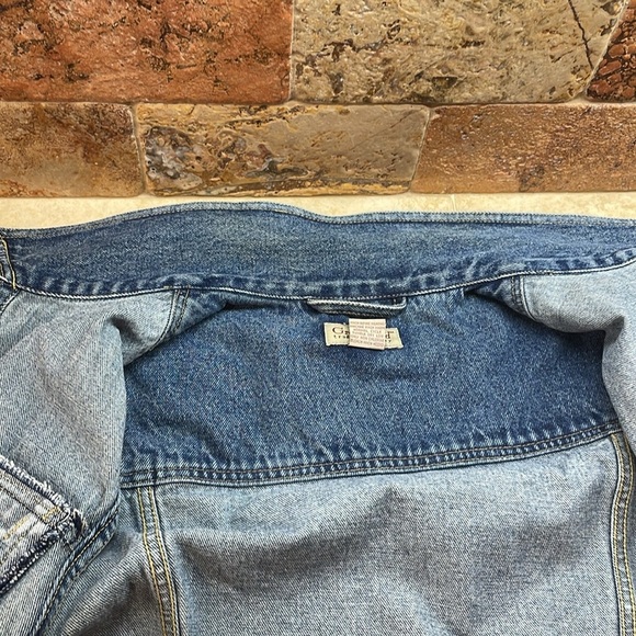 Great Land Trading Company Vest Denim Jean 100% Cotton Button Pocket Blue Size L - Picture 4 of 9
